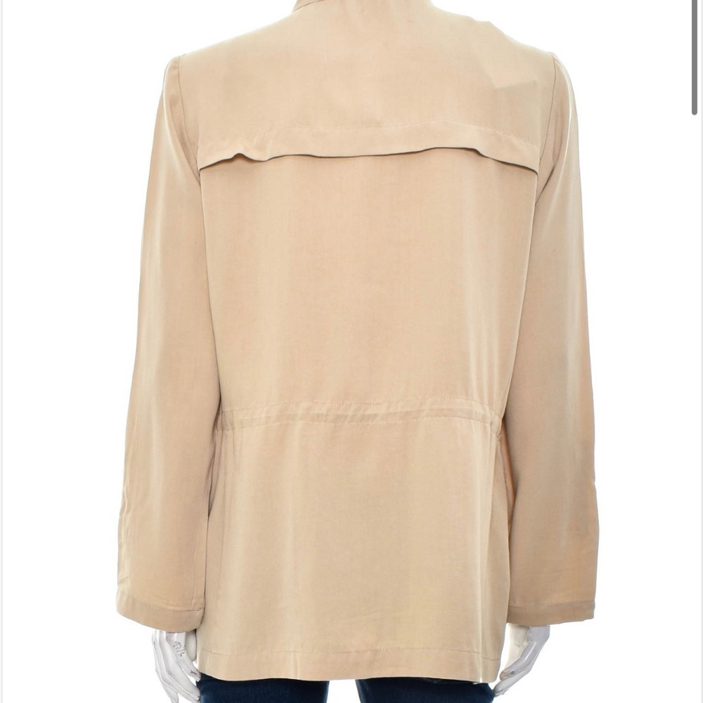 Zara Safari Utility lightweight tan jacket Small - Picture 3 of 6